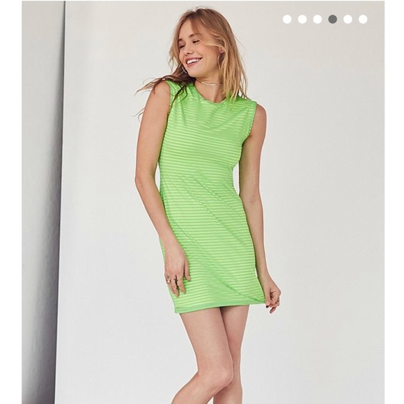 Silence + Noise Shadow Striped Muscle Tee Dress - Picture 4 of 6